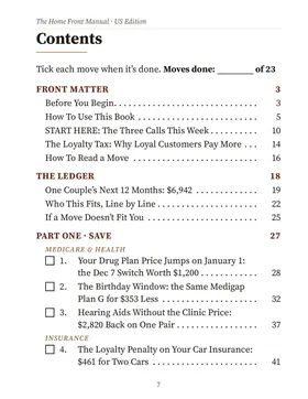 Contents, US Edition